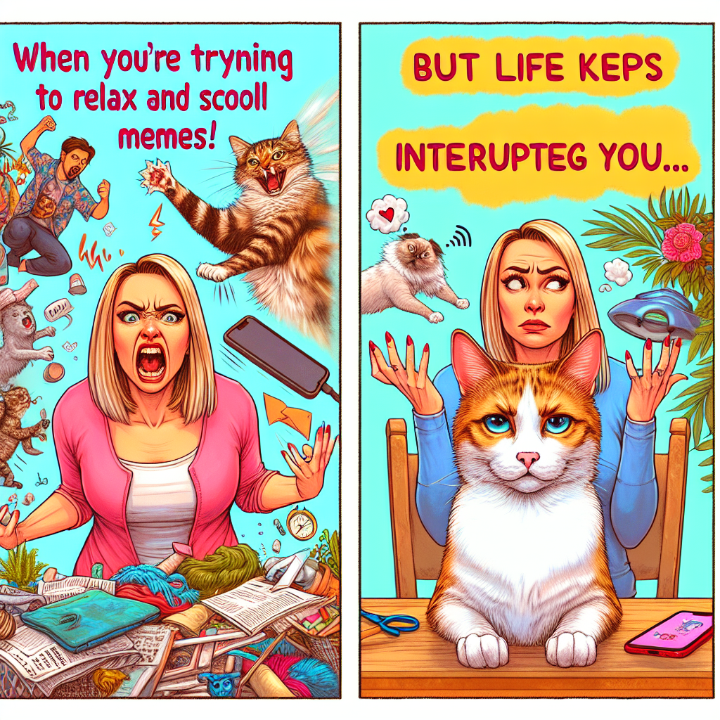 When You Just Want to Chill with Memes But Life Happens