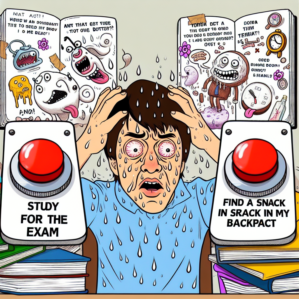 The Surreal Struggles of Student Life: A Humorous Diary Moment