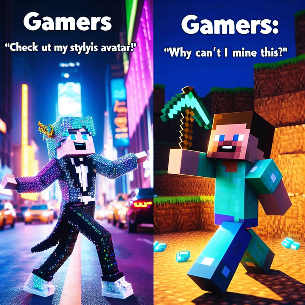 When Roblox and Minecraft Users Confront Reality