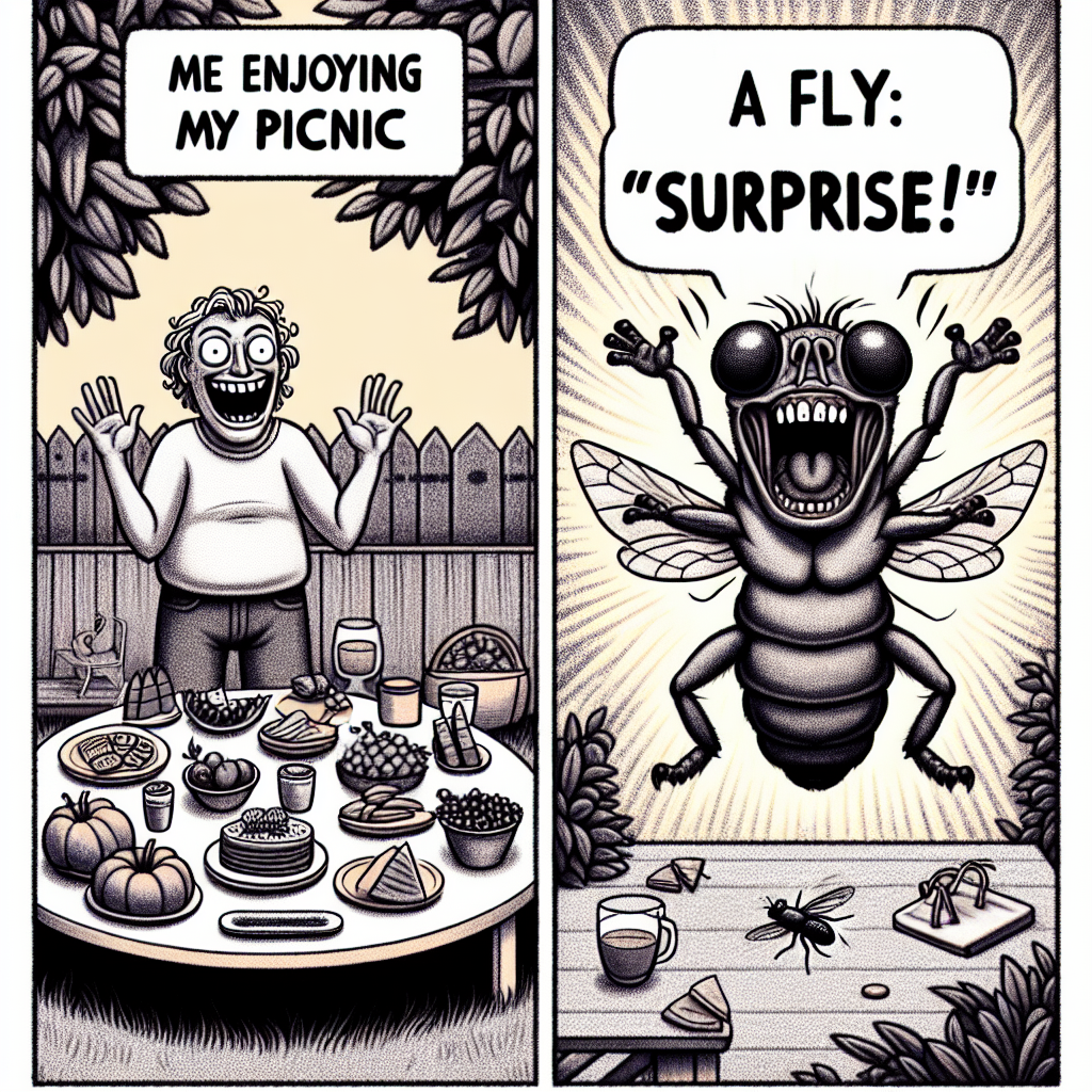 When Big and Small Flies Decide to Crash Your Picnic