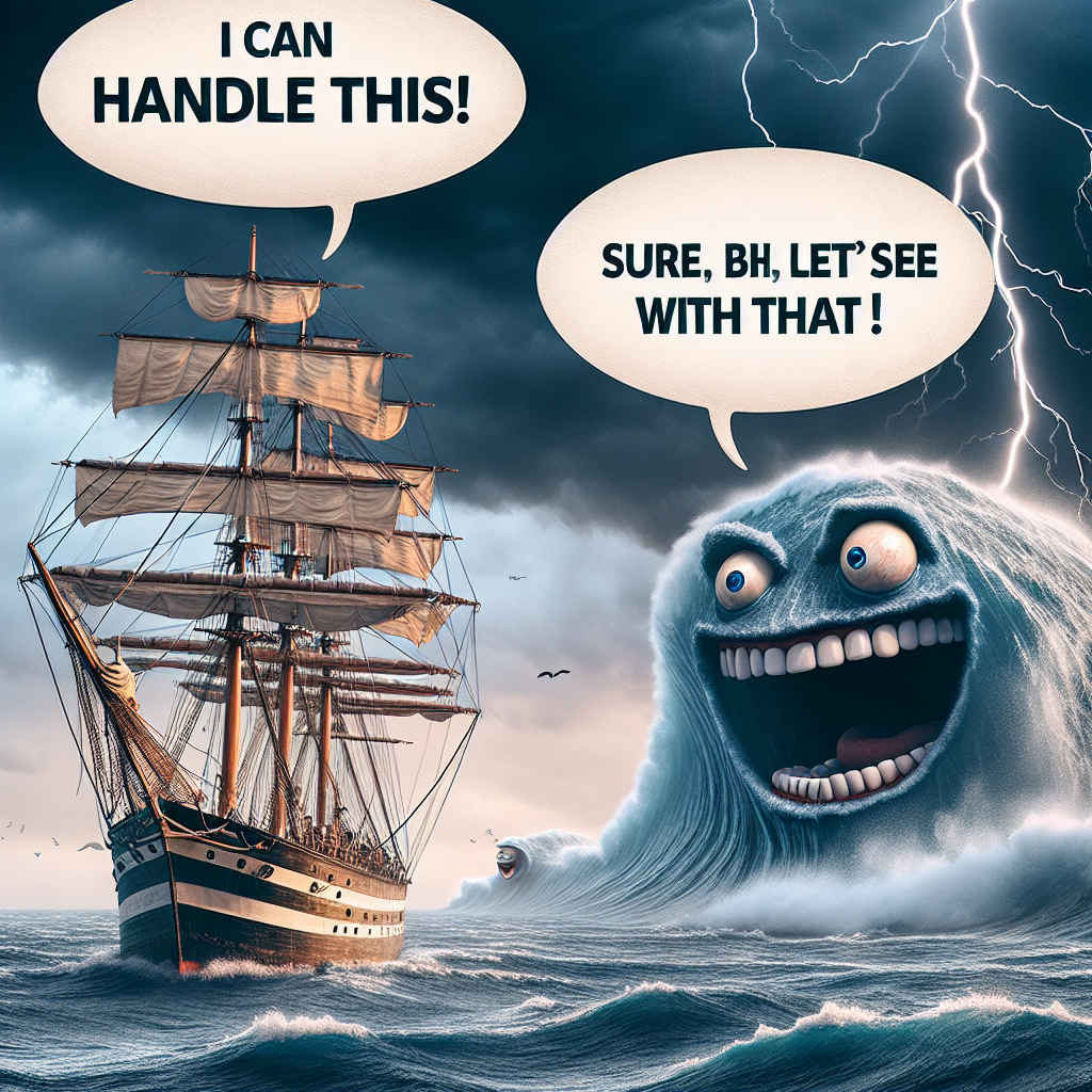 When the Storm Meets the Ship: A Hilarious Nautical Misadventure