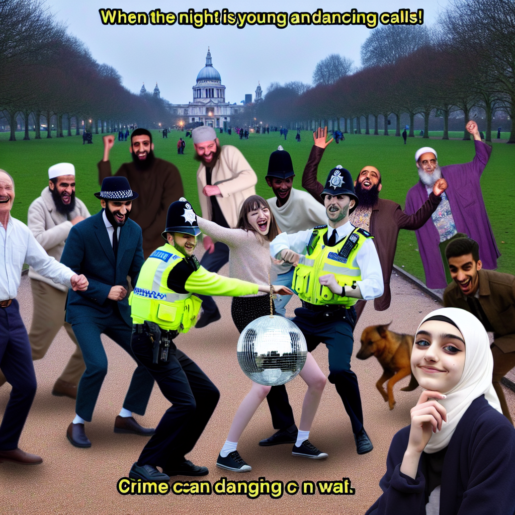 When Crime Stops for a Dance Break: British Police Edition
