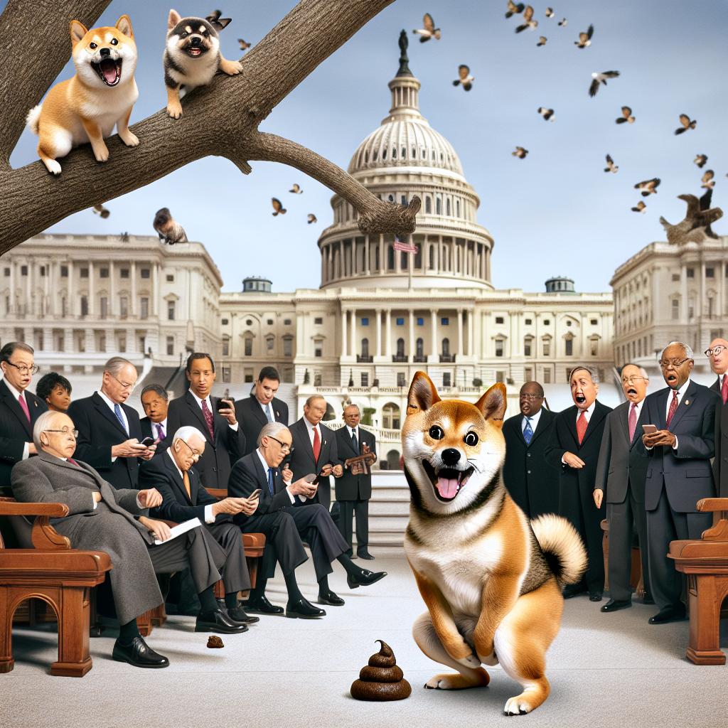 Doge's Congressional Protest: Pooping on Politics!
