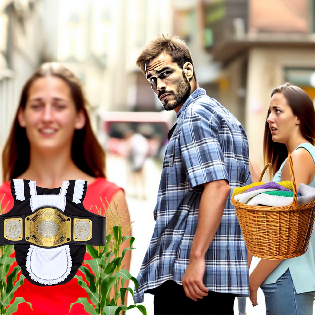 CM Punk's Cornfield Laundry Adventure in a Maid Outfit!