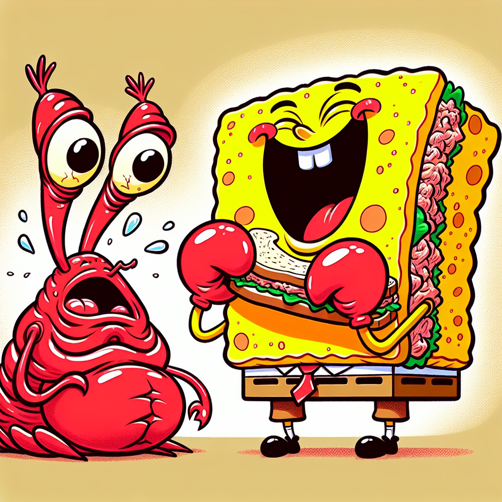 SpongeBob's Shocking Snack Moment: A Tuna Surprise!