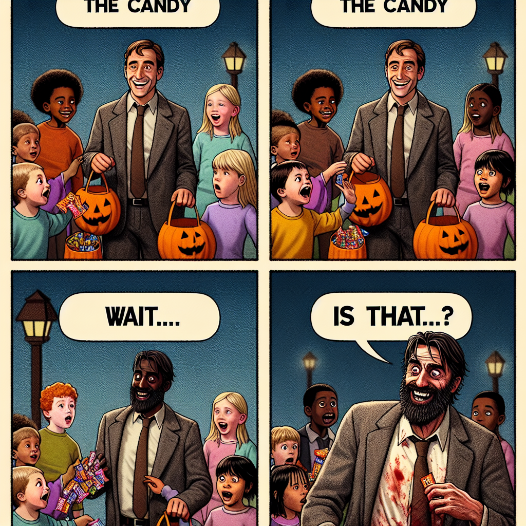 Michael Myers Enjoys Halloween Candy... But There's a Twist!
