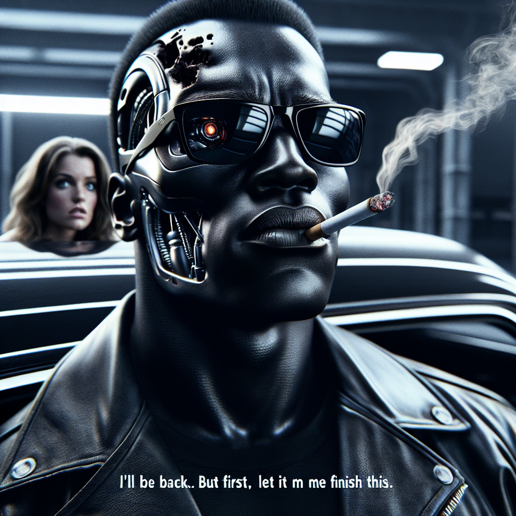 Terminator with a Twist: Smoking Style and Skin Swag