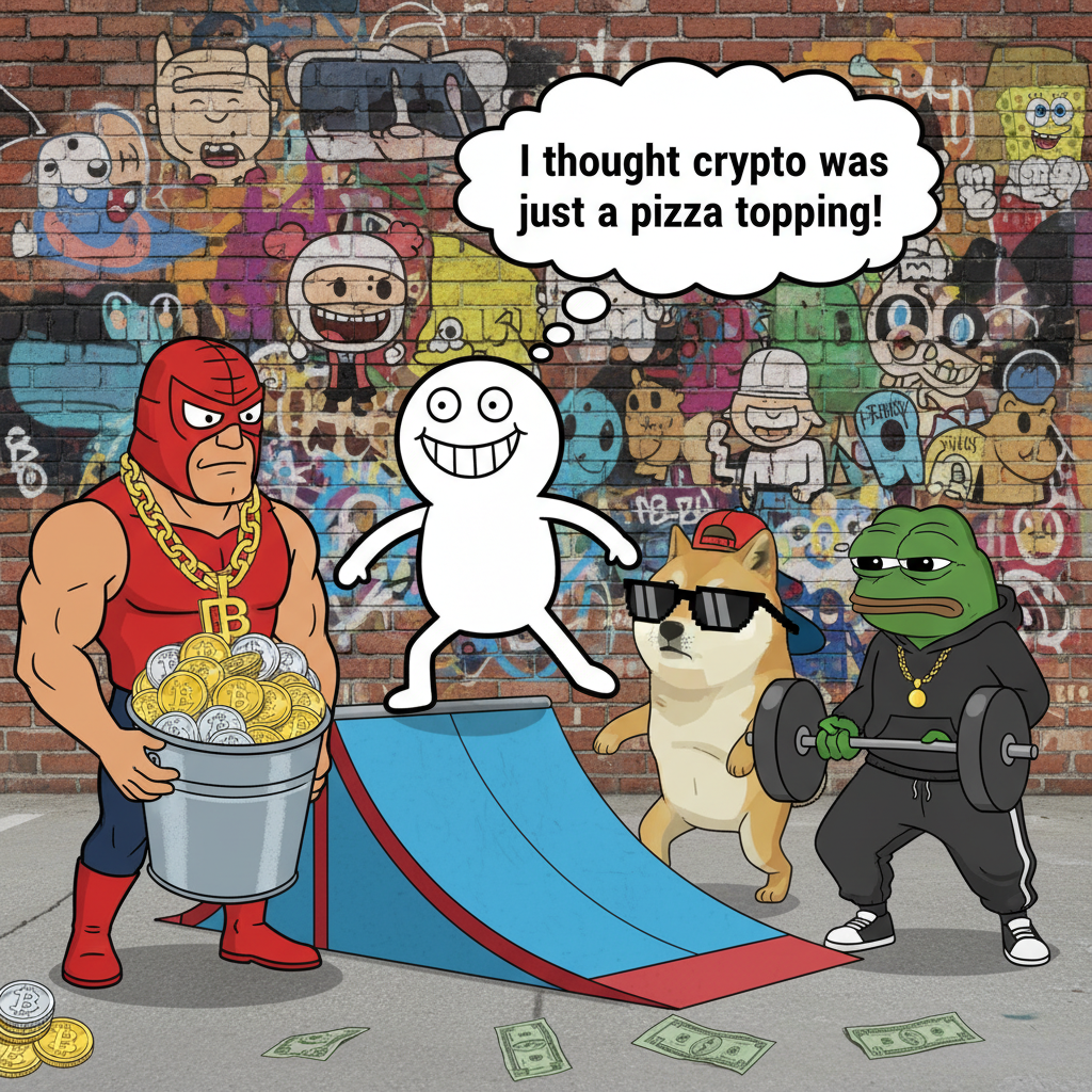 Gangster Vibes: Homestar, Strong Bad, & Crypto Chaos!