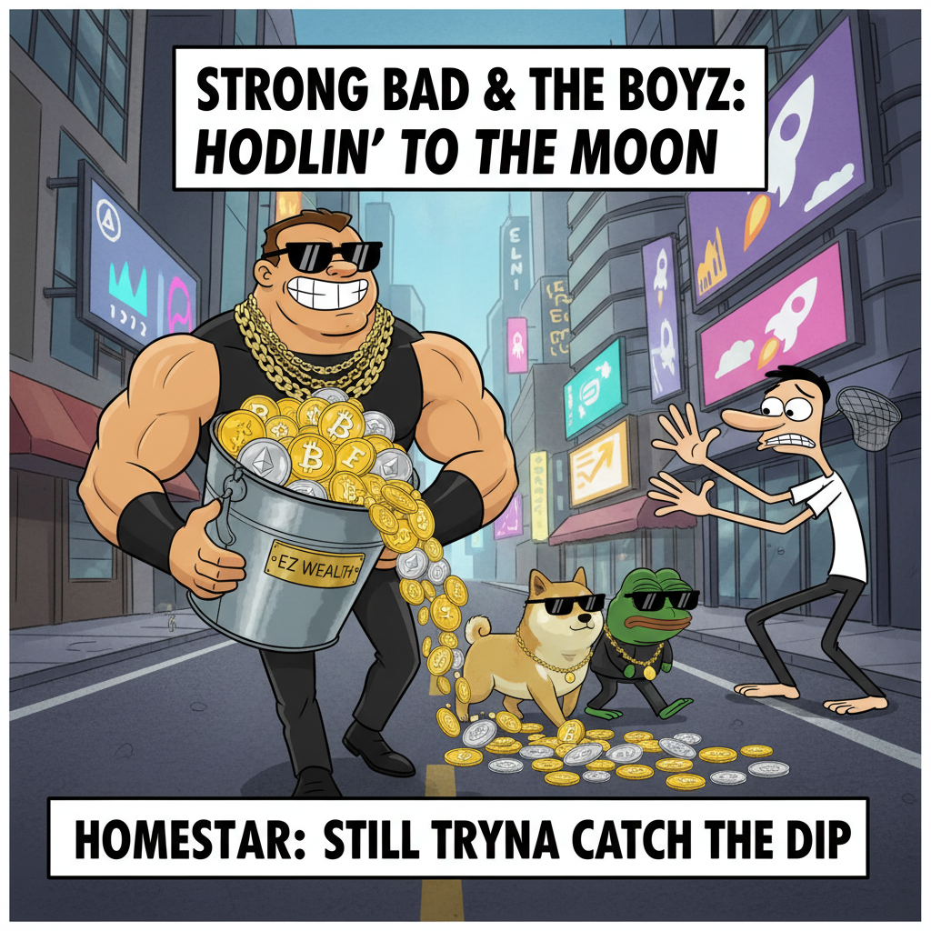 Strong Bad's Crypto Coin Heist with Doge and Pepe!