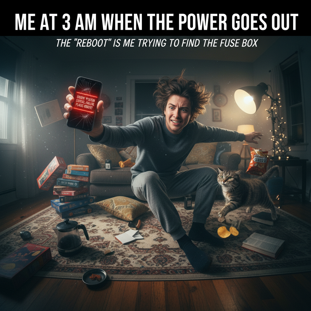 When the Power Goes Out and Your Plans Crash Down