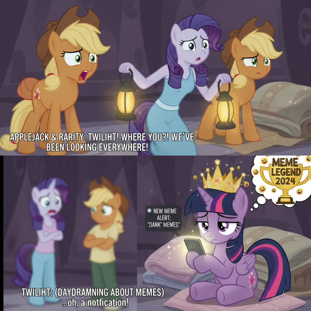Twilight Sparkle vs. Cell Phone: A Hilarious Daydream