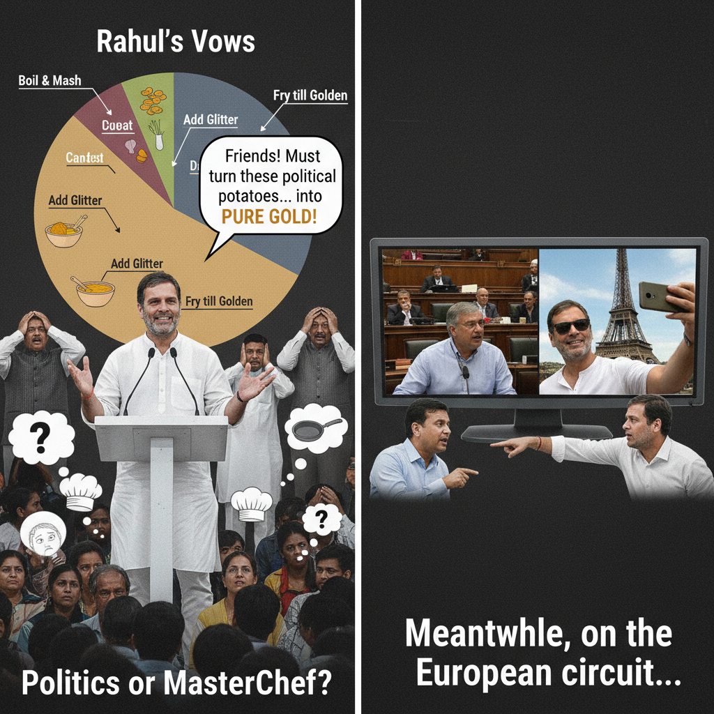 When Rahul Gandhi Gives a Speech Like Cooking Reality TV