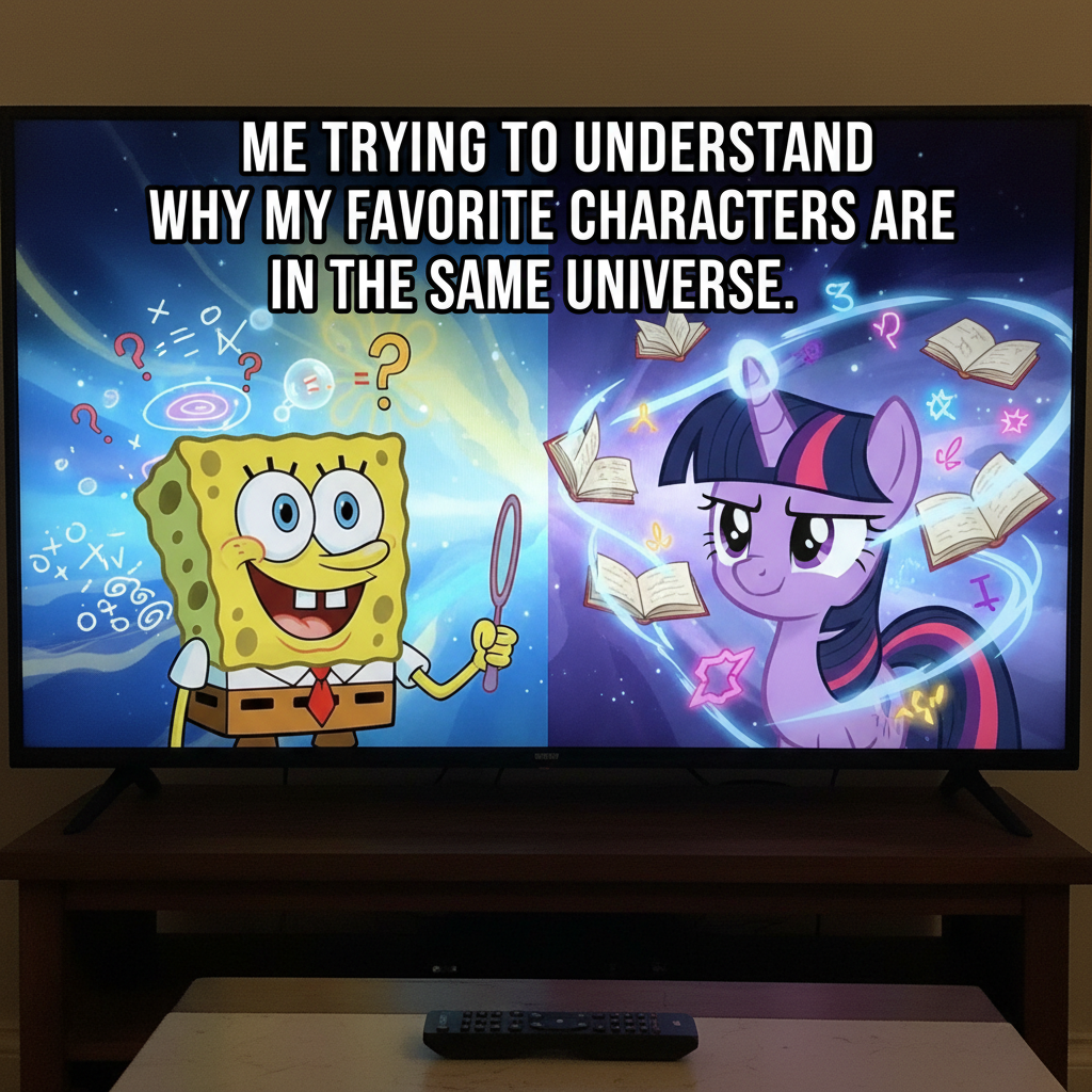 When SpongeBob Meets Twilight Sparkle: Confusion Ensues!