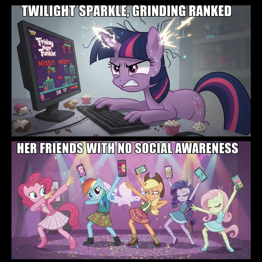 Twilight Sparkle's Epic FNF Fail: When Gaming Gets Real!