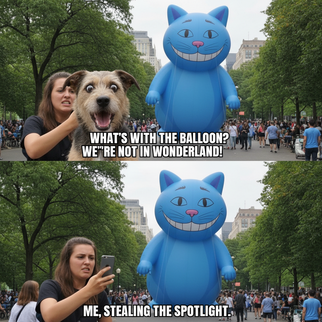 A Hilarious Blue Cat Balloon Meme Idea