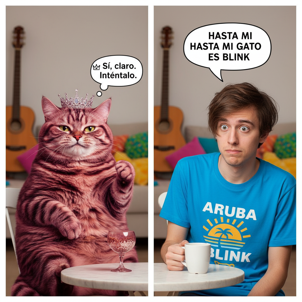 Cuando tu gato es más 'cool' que tú con su estilo único