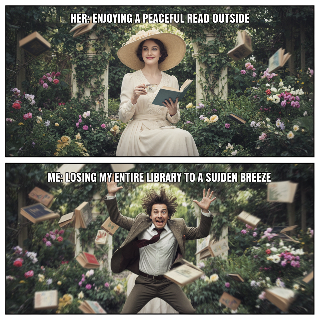 When Bookworms and Garden Lovers Collide: A Comedic Tale