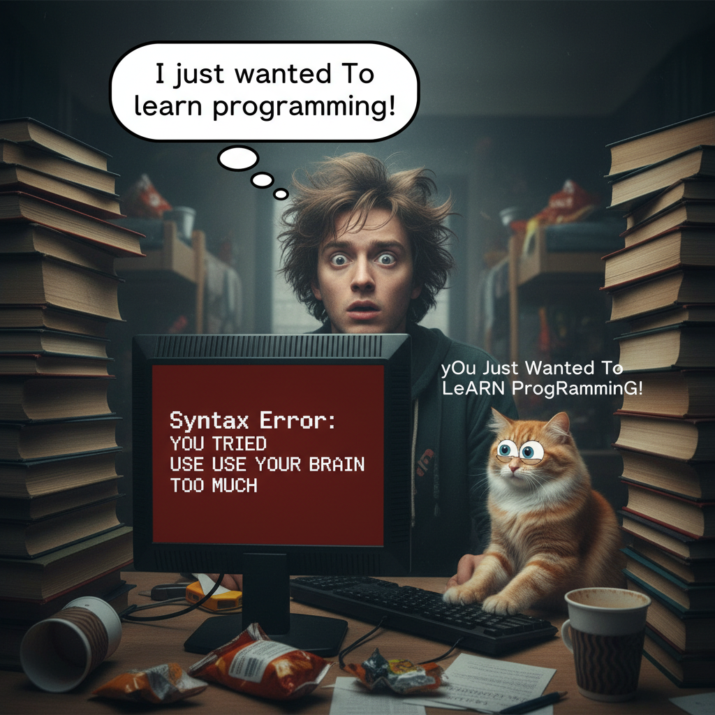 When Students Meet Programming: A Hilarious Struggle
