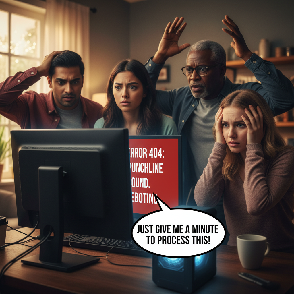 When Computers Try to Be Comedians: A Hilarious Tech Reality
