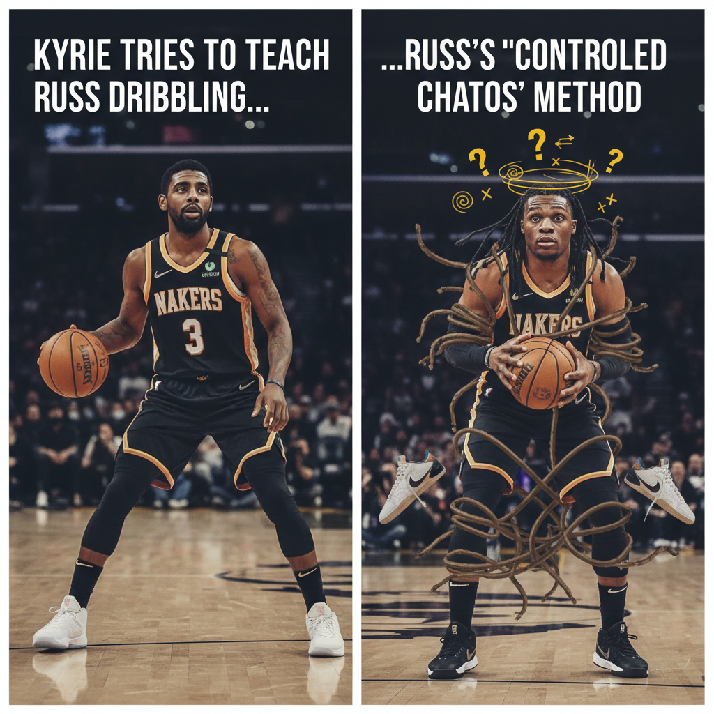 Kyrie Teaching Westbrook: The Dribbling Disaster