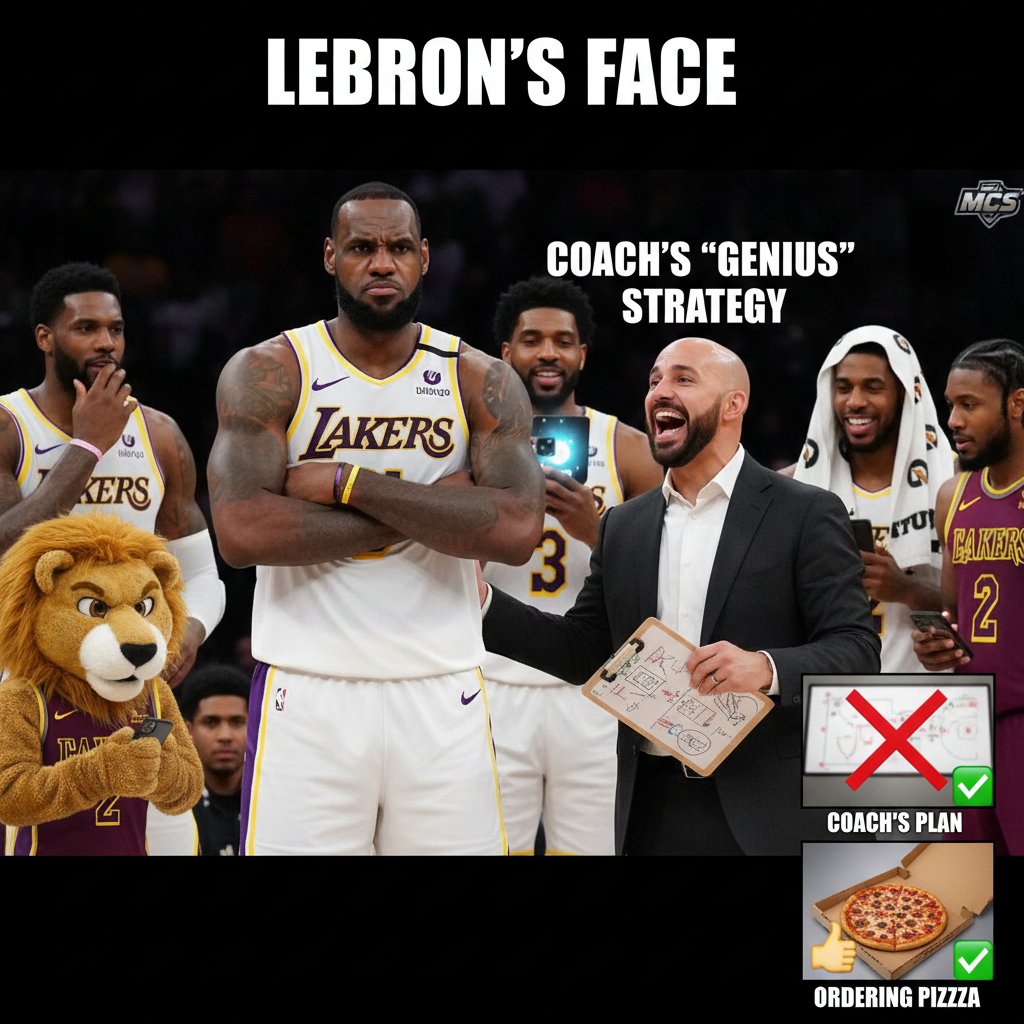 When LeBron's Coach Urges a Timeout and He's Just Not Having It
