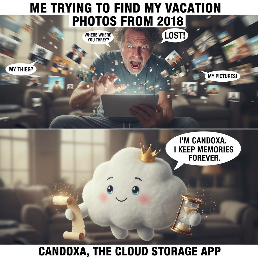 Saving Memories Online: A Humorous Take on Digital Backup