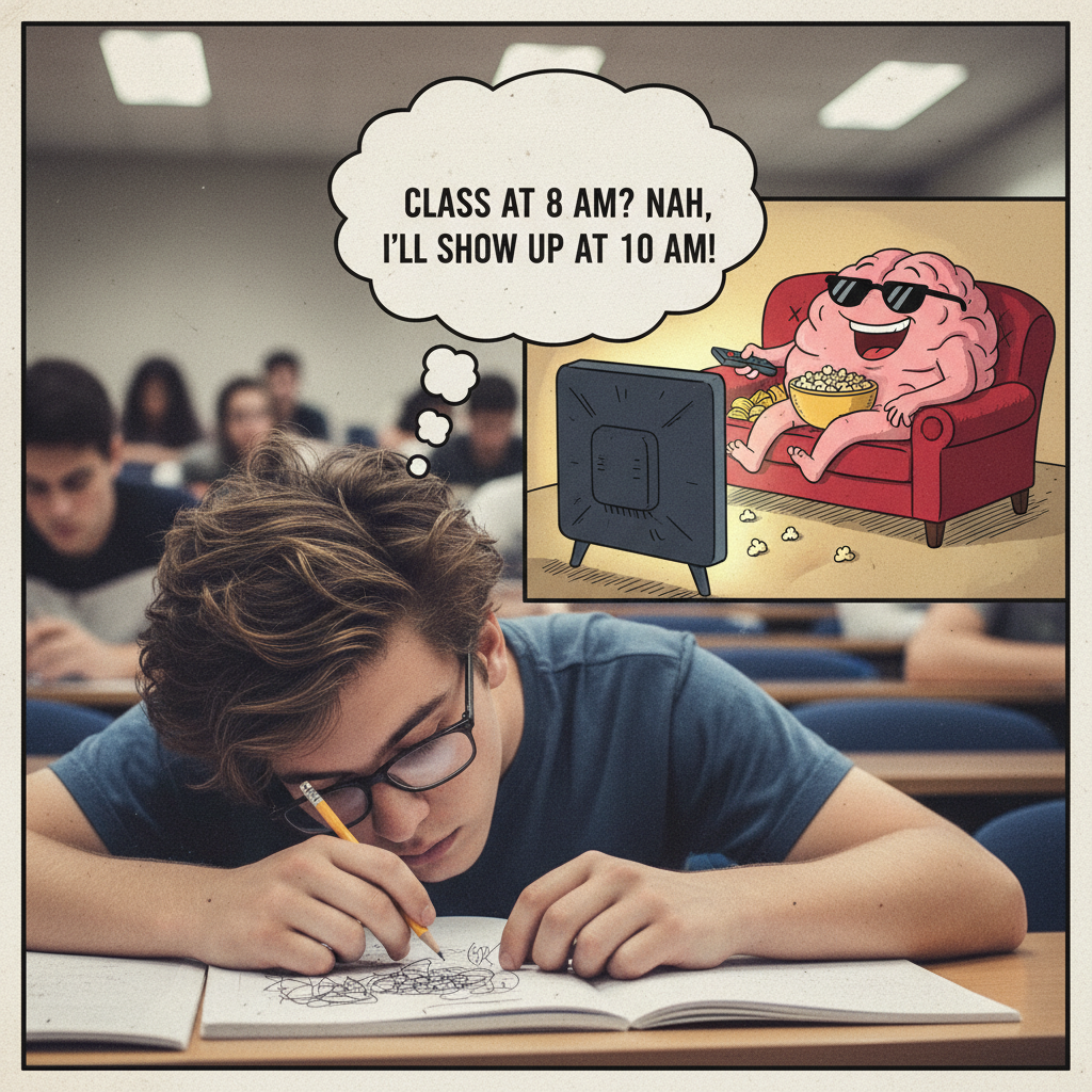 When Your Body Attends Class But Your Brain Stays Home