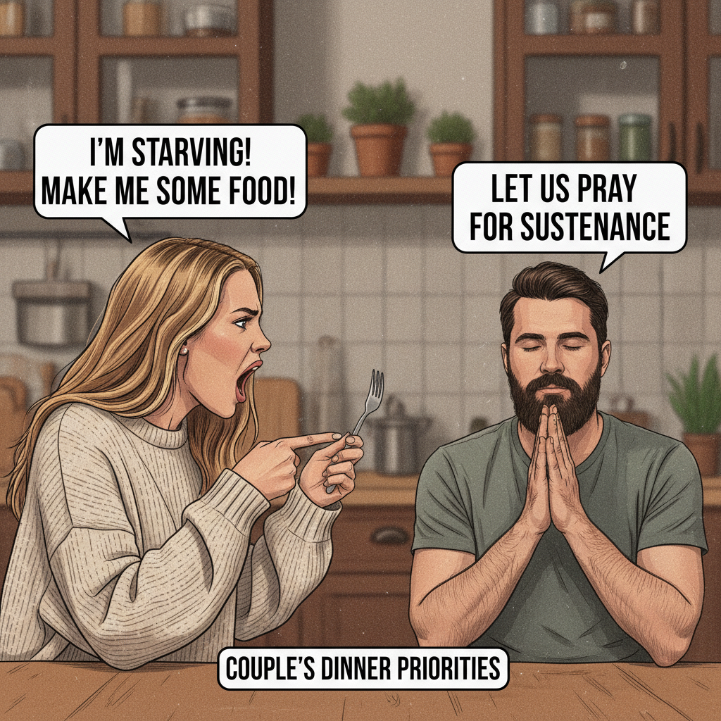 Hungry But Praying: A Relationship Dilemma