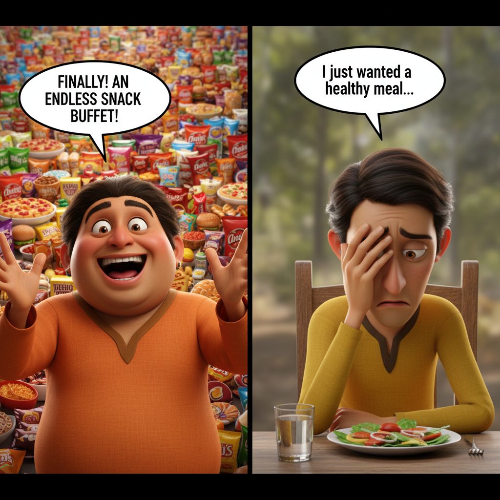 Motu Patlu's Epic Snack Battle: Who Will Win?