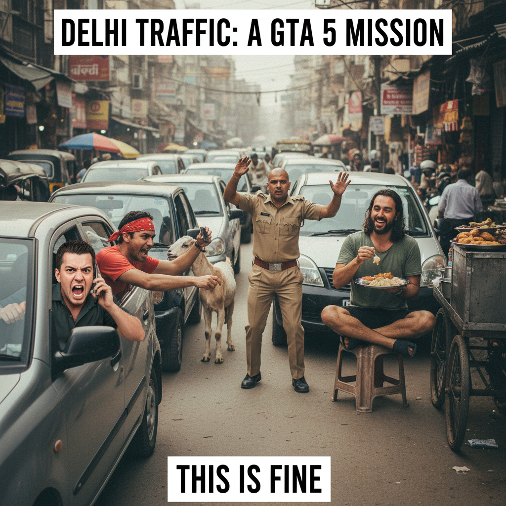 When Voice Actors Go Off Script in Delhi Traffic