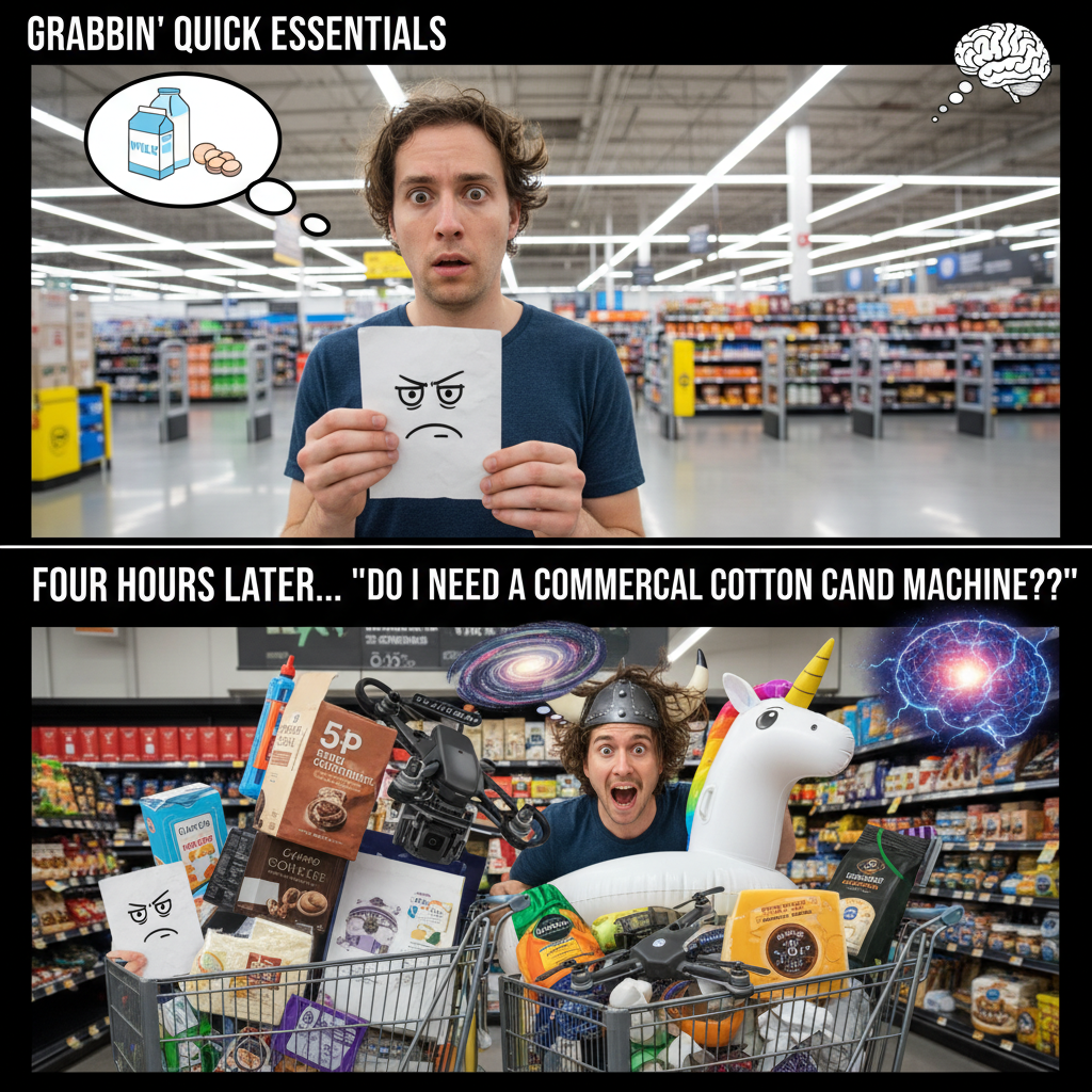 When You Just Want Groceries but End Up at More Hypermarket
