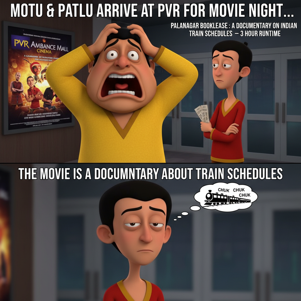 Motu Patlu's Epic Cinema Adventure Gone Wrong!