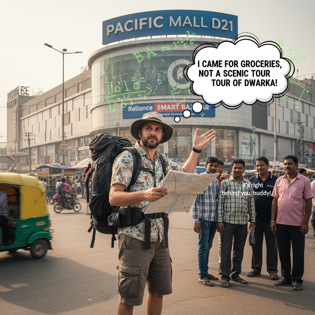 When You Try to Find Reliance Smart Bazaar but Get Lost in Dwarka