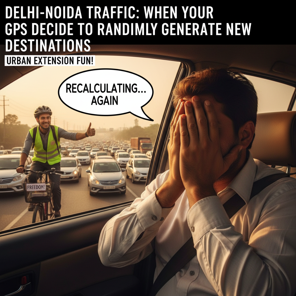 When Delhi Traffic Meets Noida Road Mysteries