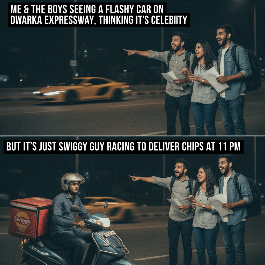 When Gta 5 Meets Delhi's Expressway Shenanigans