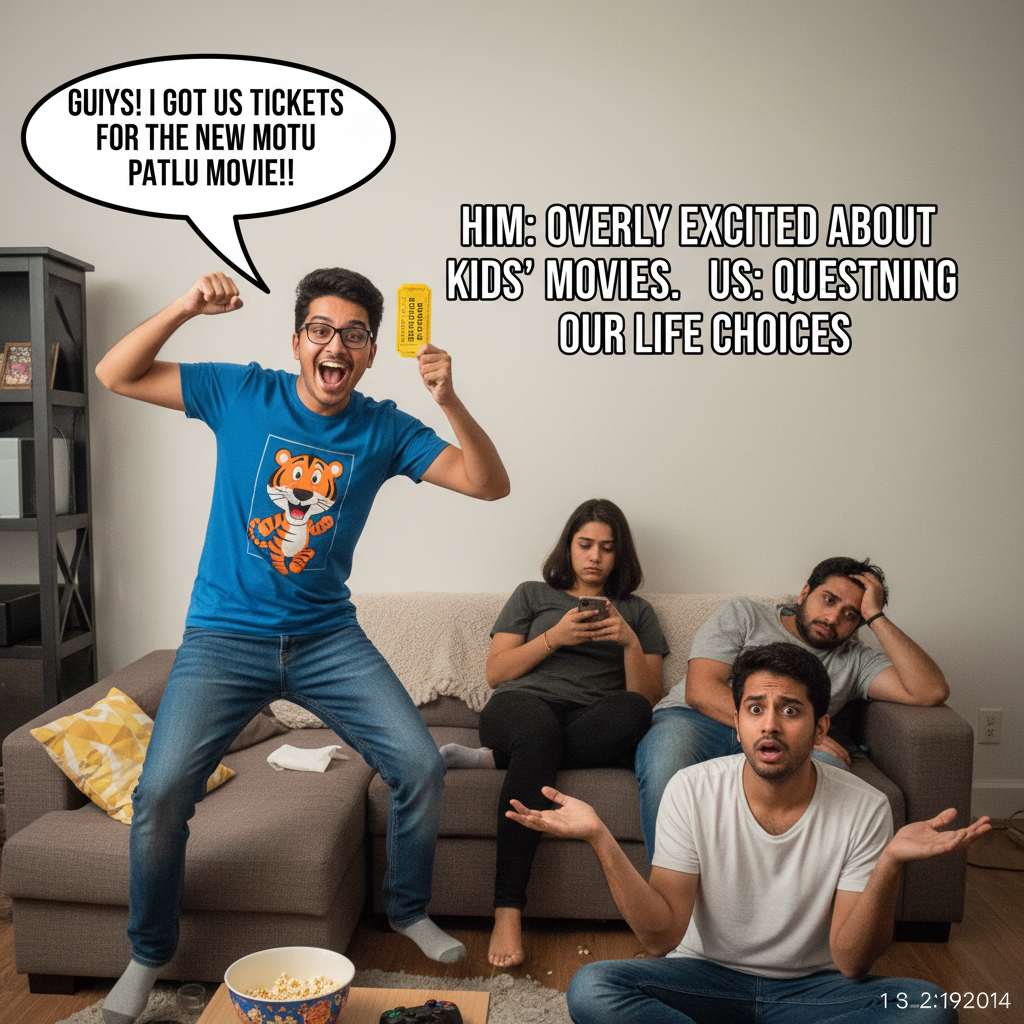 When You're the Only One Excited About Motu Patlu's New Movie
