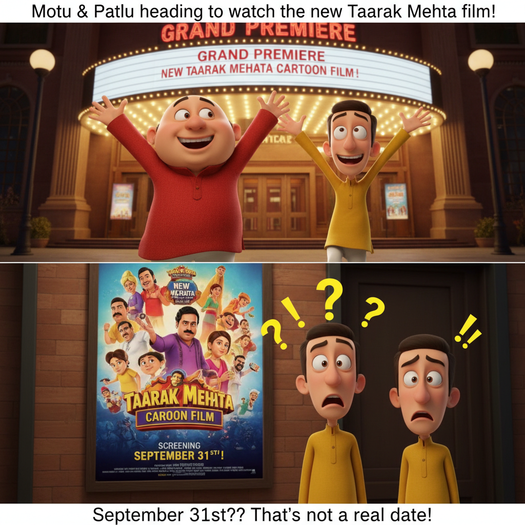 Motu Patlu's Epic Movie Night Misadventure!