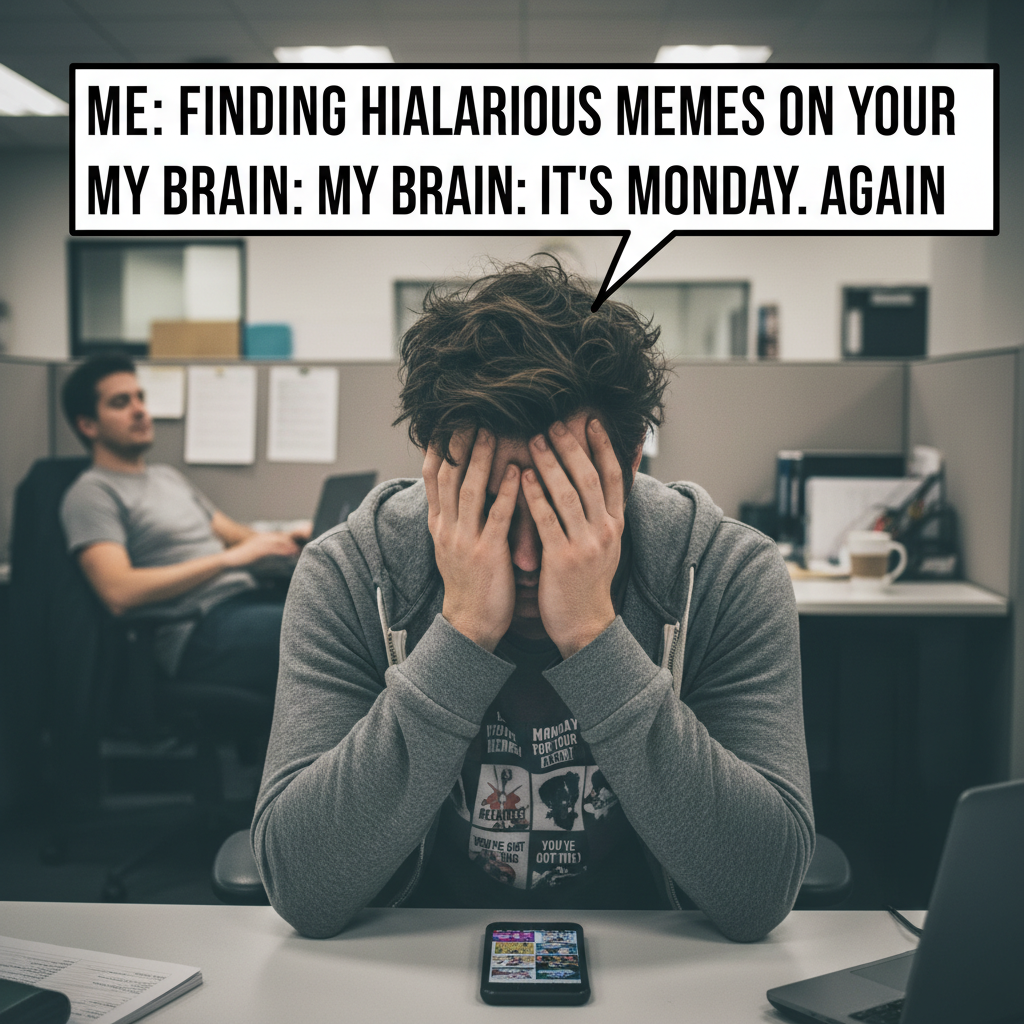 When You Find The Perfect Meme But It's Monday Again