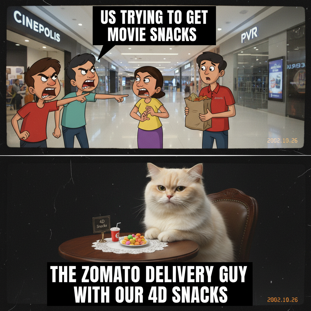 When You Want to Watch Motu Patlu but End Up in a Zomato Delivery Drama!