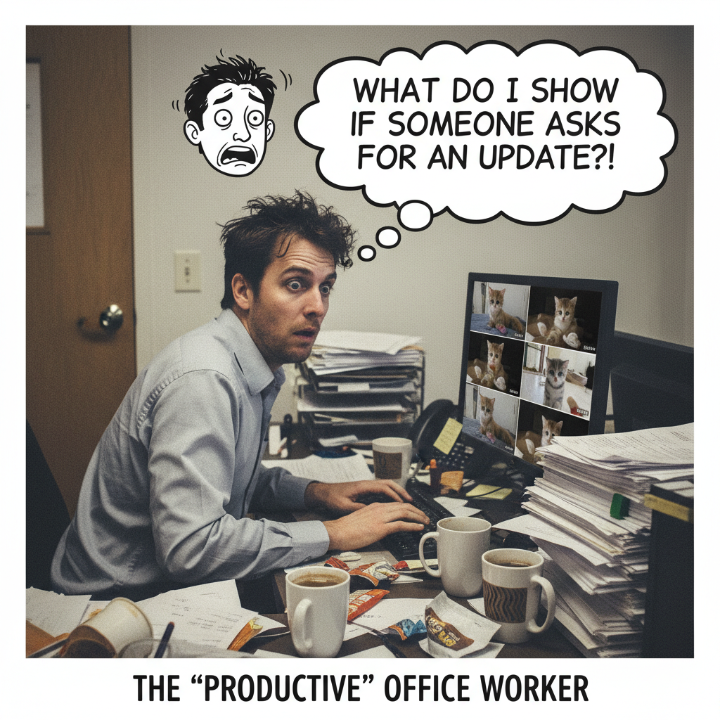 Monday Morning Vibes: The Art of Looking Busy