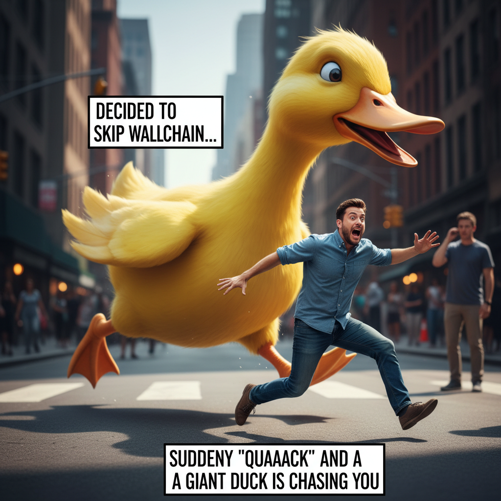 When You Skip Wallchain But a Duck Chases You Instead