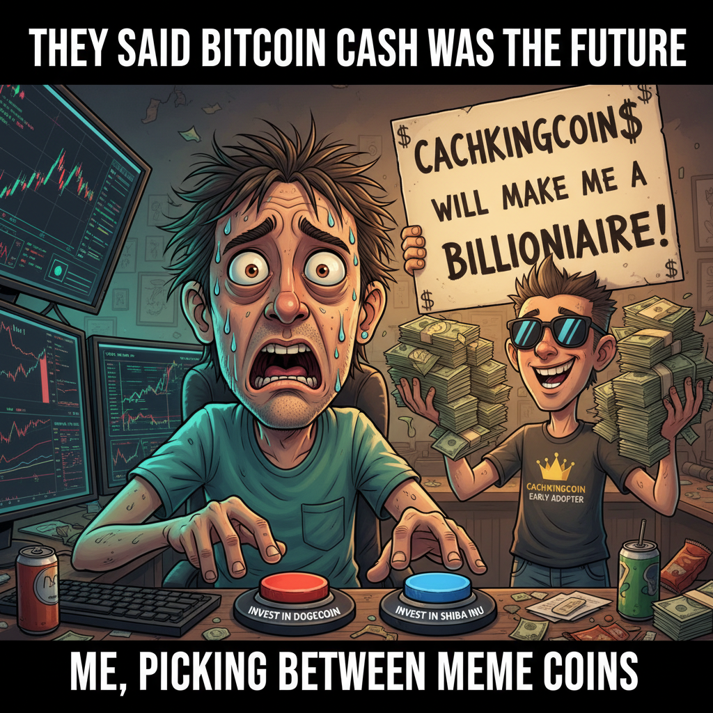 When You Miss Out on Bitcoin Cash for a Laugh