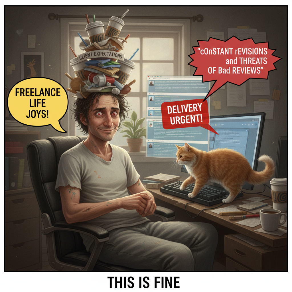 The Pain of Freelancing: A Hilarious Take