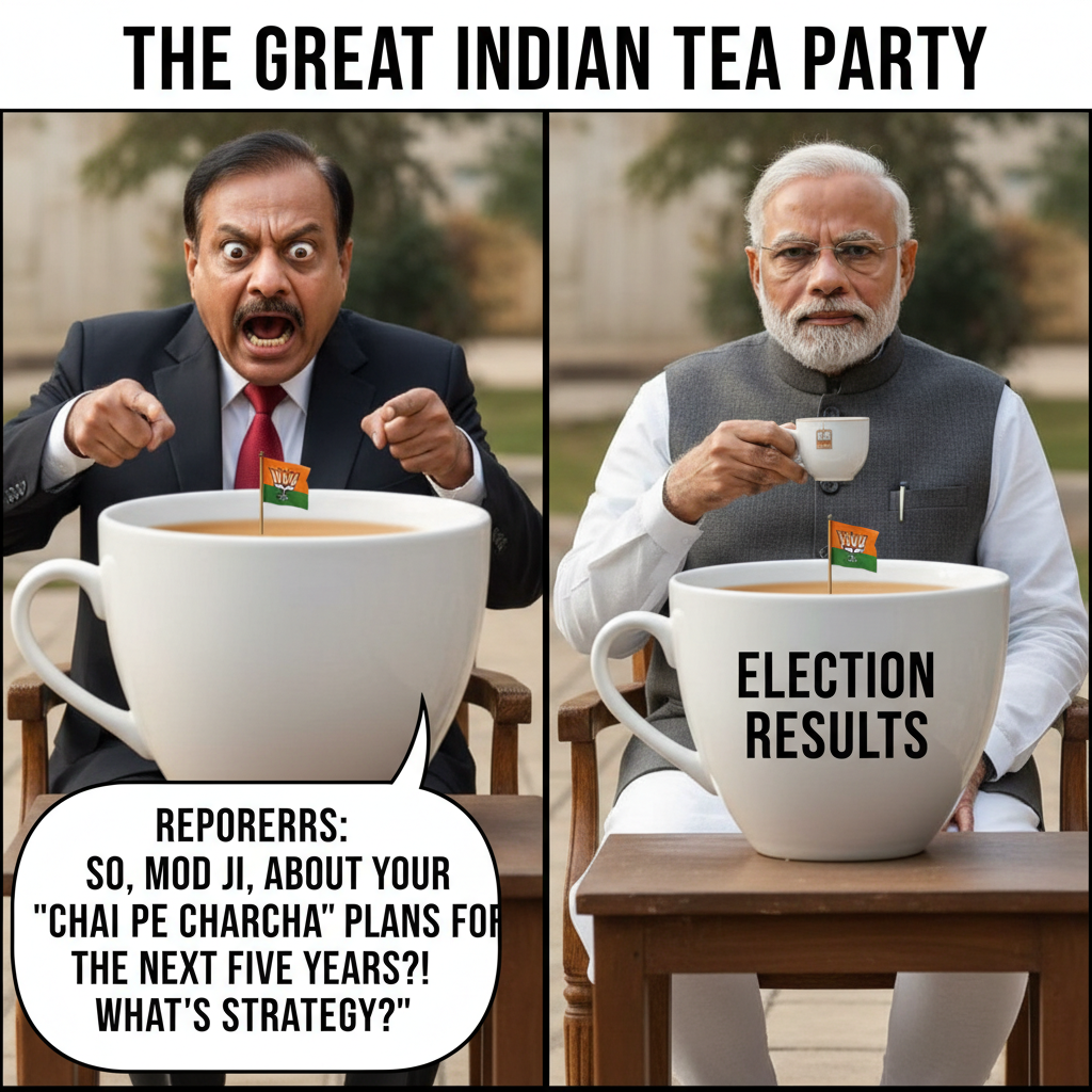 Modi Ji's Tea Time: A Hilariously Relatable Moment