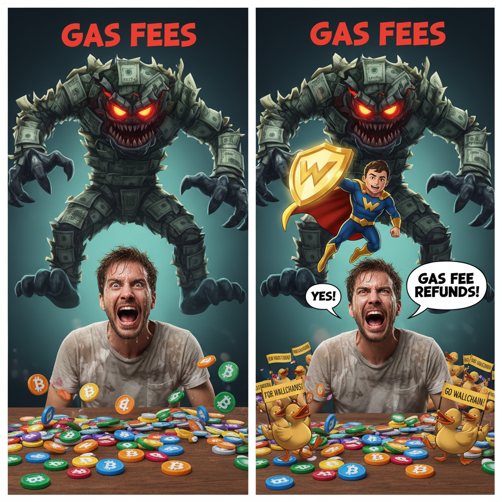 Trader vs. Gas Fees: The Epic Showdown 😂