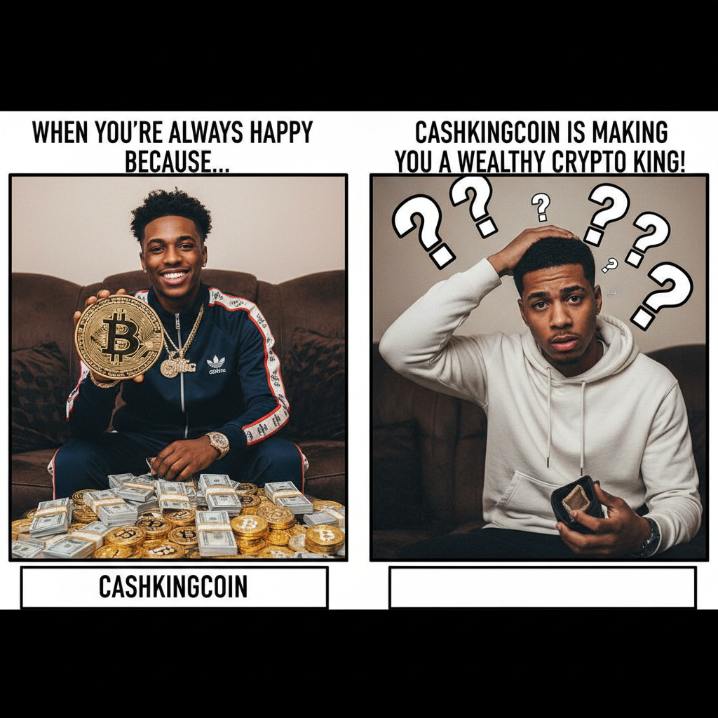 The Cash King’s Joy: A Meme Transformation
