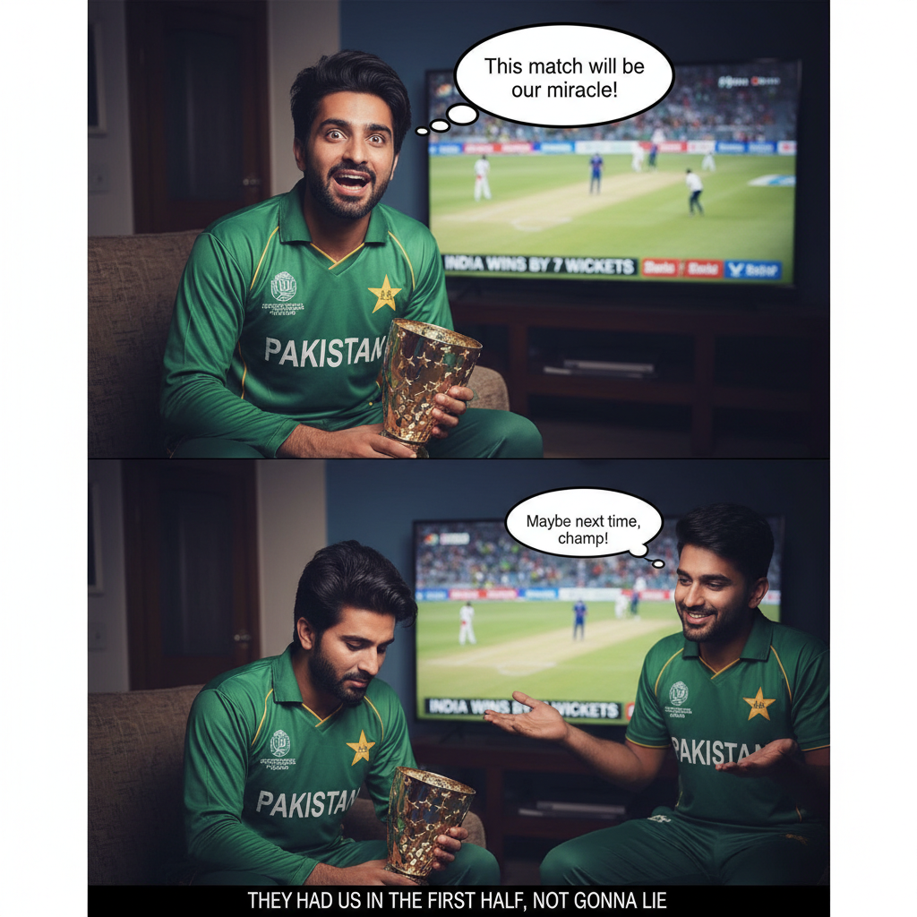 When Pakistan Fans Expect Miracles in Every Match Against India