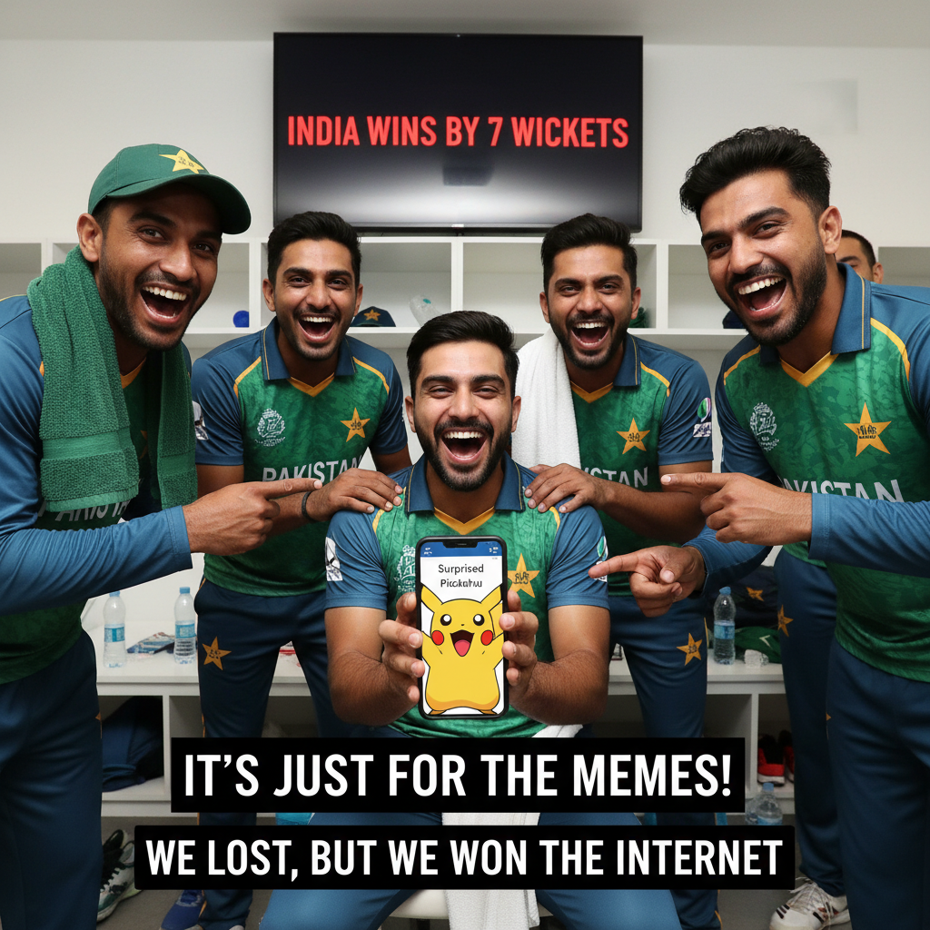 Pakistani Cricket Team's Hilarious Reaction After India Match Loss