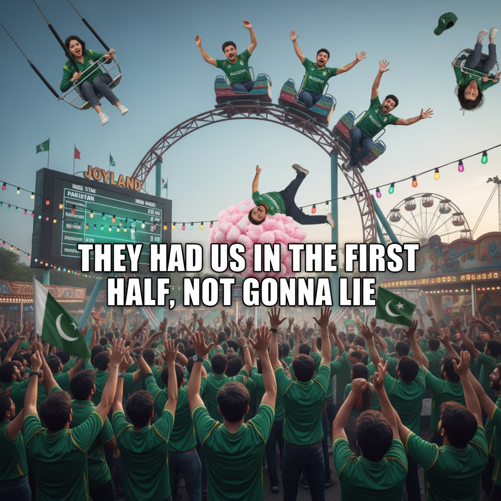 Meme: Pakistan Fans React to Match Loss at Joyland Amusement Park