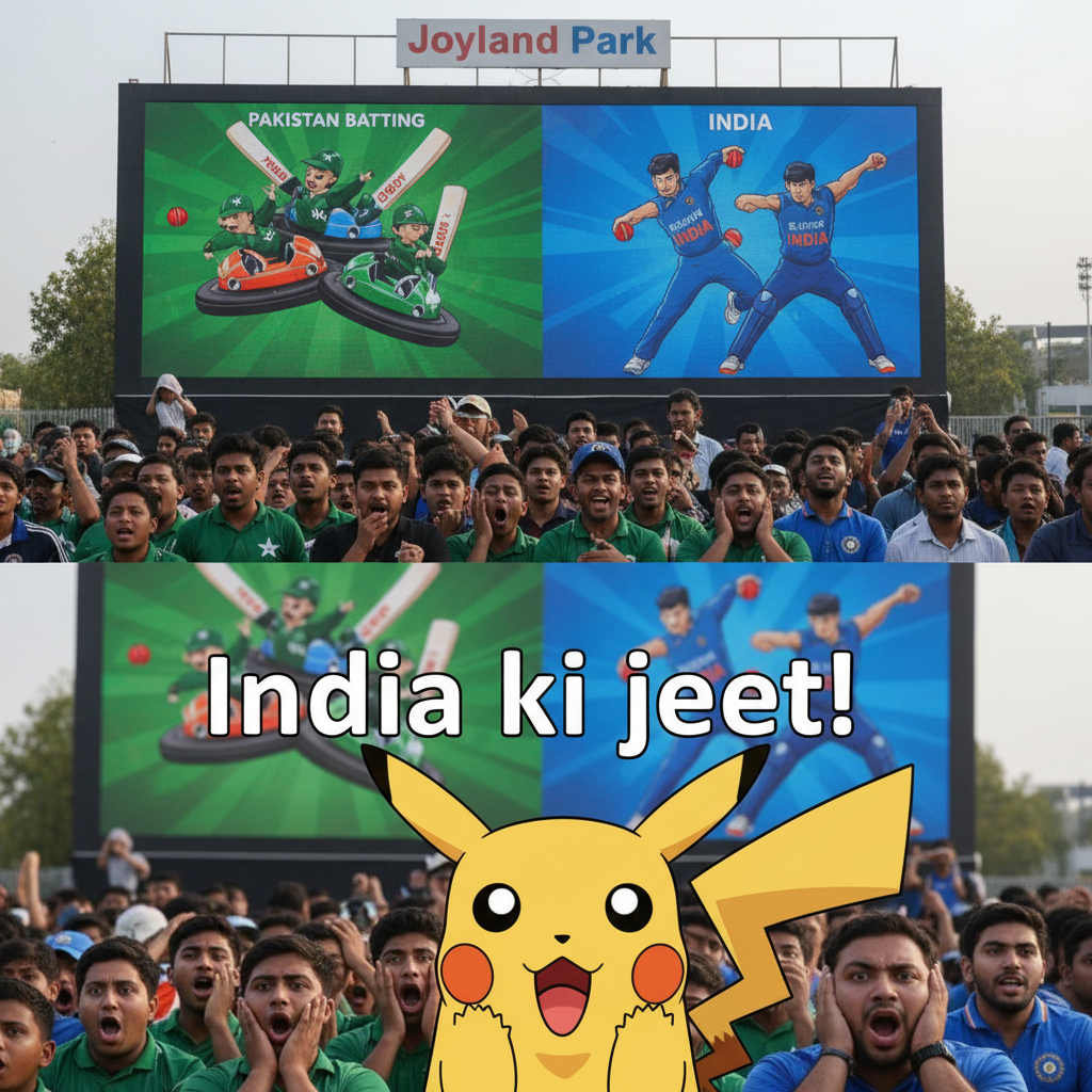 Joyland Park Match: Pakistan vs. India Meme Moments